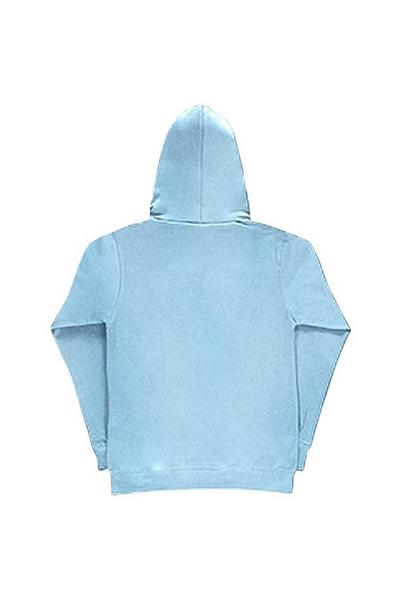 SG Blue Plain Hooded Sweatshirt Top Hoodie