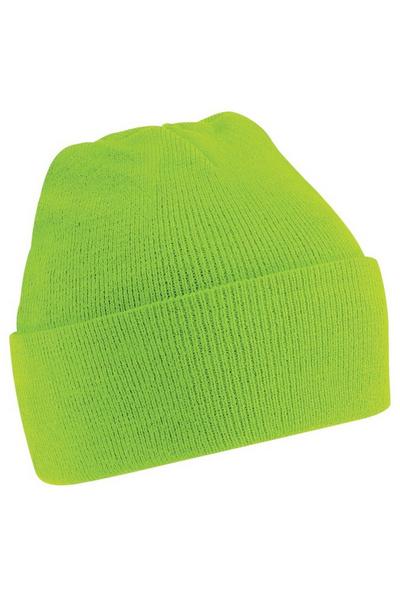 Beechfield Lime Soft Feel Knitted Winter Hat