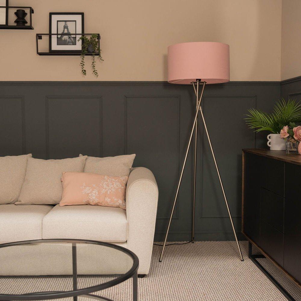 Lighting camden silver floor lamp valuelights
