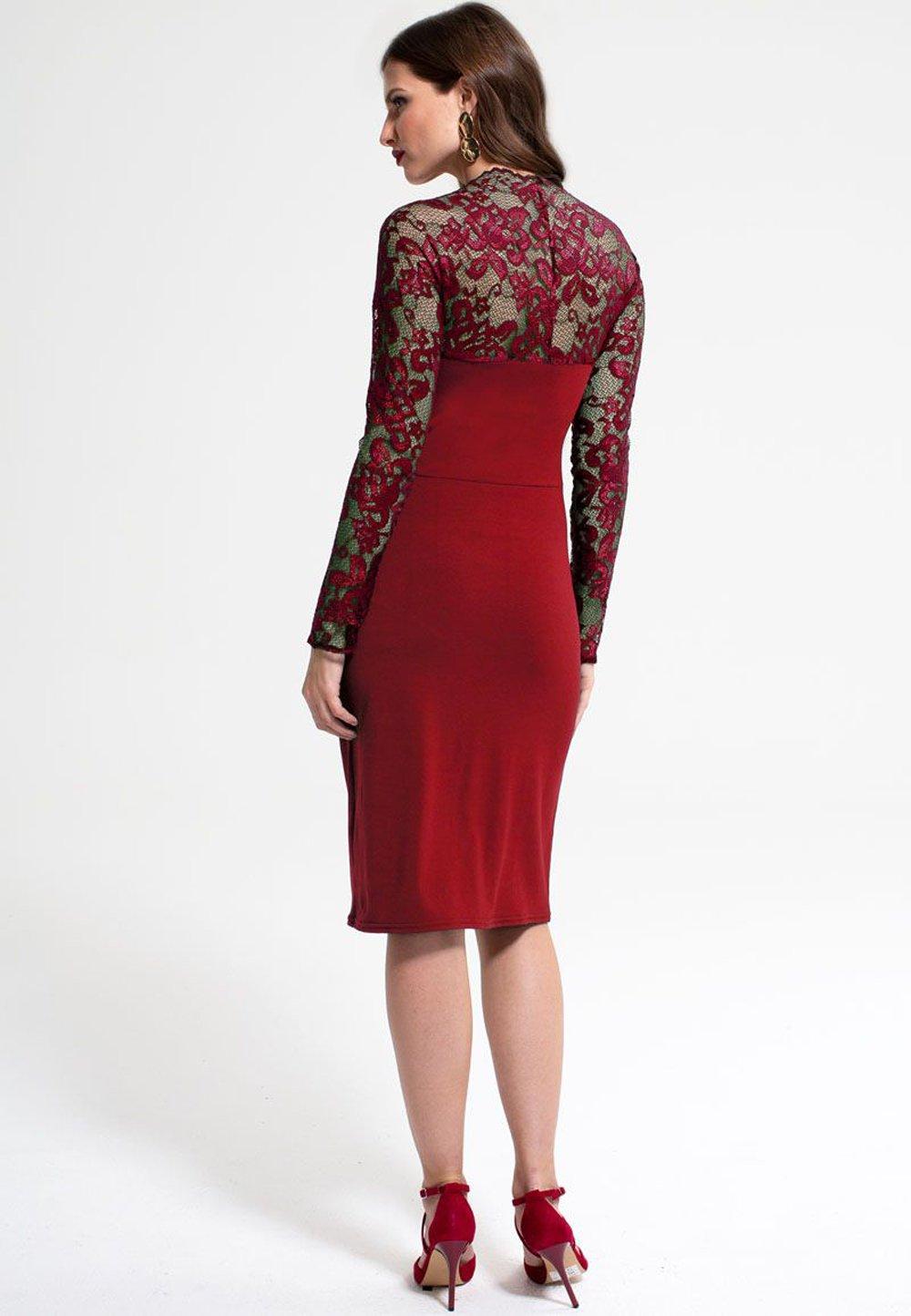 dress for wedding guest long sleeve