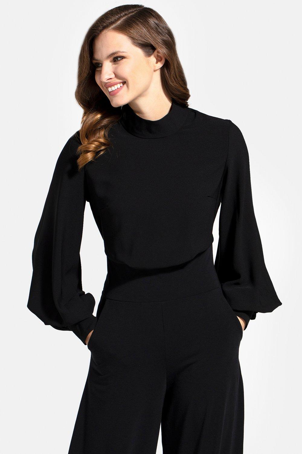 blouson sleeve jumpsuit