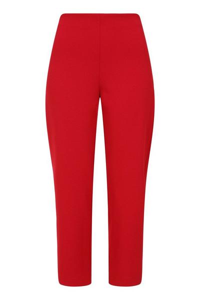 Hot Squash Red Smart Cigarette Trousers