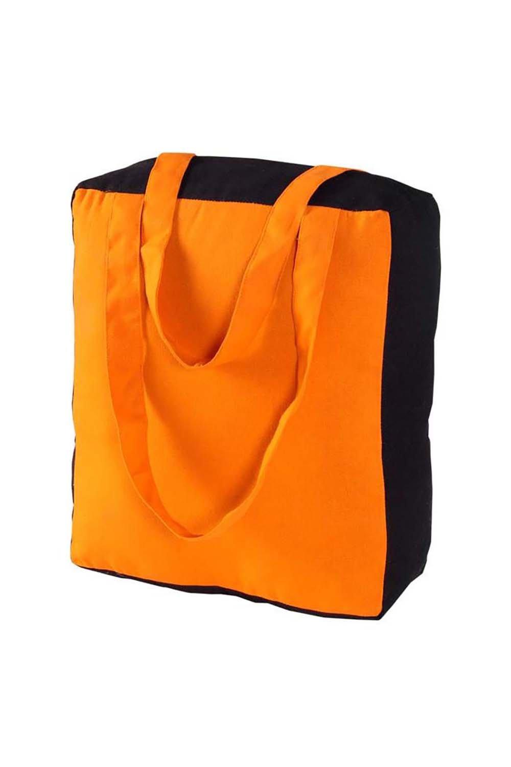 bags-purses-cotton-solid-orange-black-design-shopping-bag-27-x-32