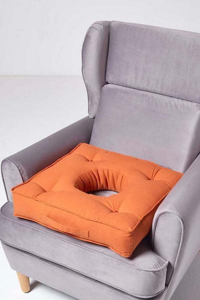 Homescapes Orthopaedic Cotton Armchair Booster Cushion