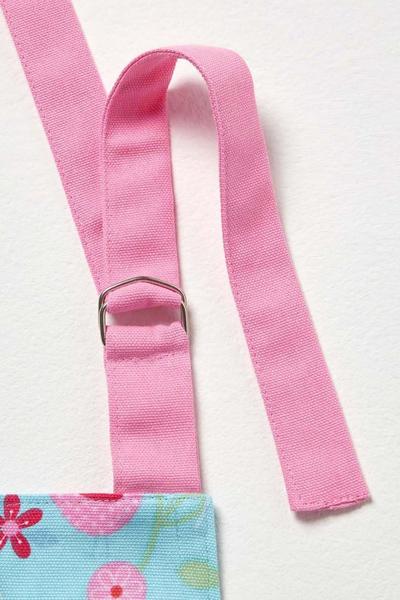 Homescapes Multi Birds and Flowers Pink Cotton Apron