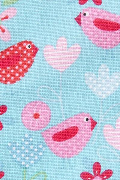 Homescapes Multi Birds and Flowers Pink Cotton Apron