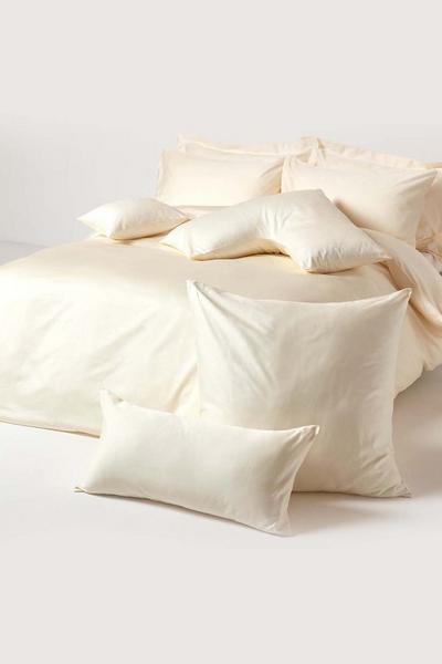 Homescapes Cream Organic Cotton Housewife Pillowcase 400 TC