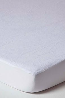Homescapes White Waterproof Terry Towelling Mattress Protector