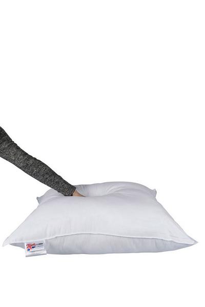 Homescapes White Duck Feather Euro Continental Square Pillow - 80cm x 80cm (32"x32")