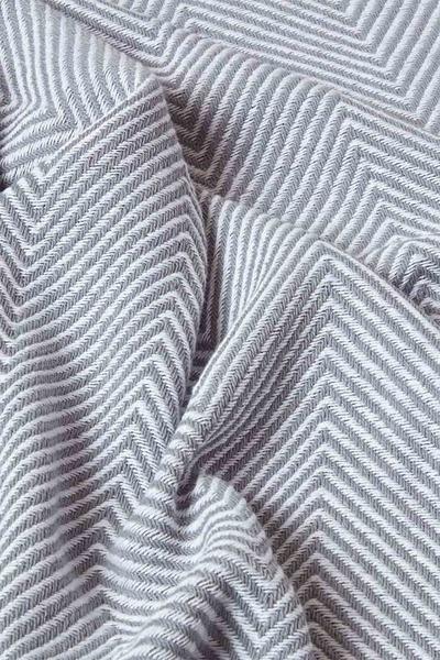 Homescapes Grey Cotton Halden Throw