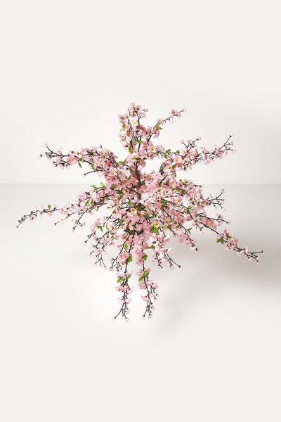 Homescapes Light Pink Artificial Blossom Tree with Light Pink Silk Flowers - 5 Feet