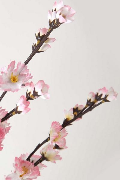 Homescapes Light Pink Artificial Blossom Tree with Light Pink Silk Flowers - 5 Feet