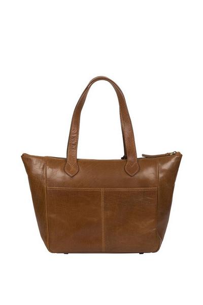 Conkca London Tan 'Harp' Leather Tote Bag