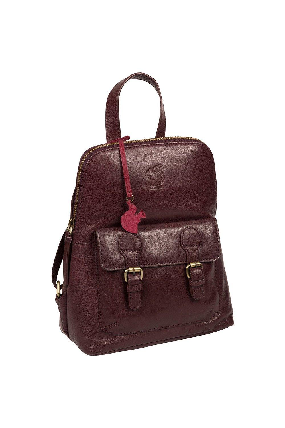 conkca leather backpack