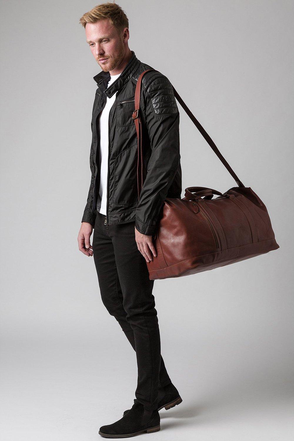 Conkca London 'Gerson' Leather Holdall | Debenhams