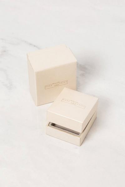Pure Luxuries London Gift Packaged 'Quintia' Sterling Silver Earrings