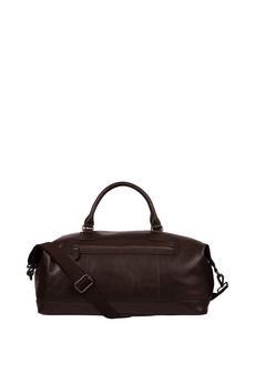 Made By Stitch Dark Brown 'Shuttle' Leather Holdall