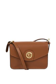 Pure Luxuries London Tan 'Langdale' Leather Cross Body Bag