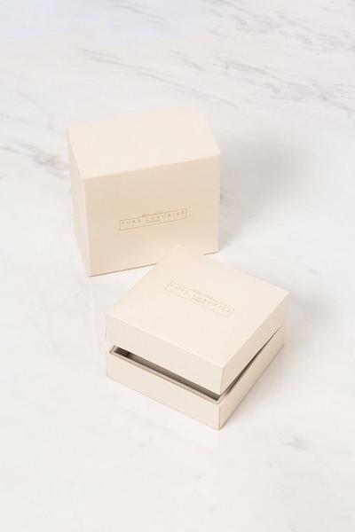 Pure Luxuries London Gold Gift Packaged 'Kessie' 18ct Gold Plated Sterling Silver Twist Hoops