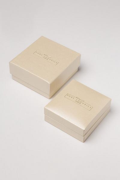 Pure Luxuries London Gold Gift Packaged 'Mendes' 18ct Gold Plated Sterling Silver Earrings