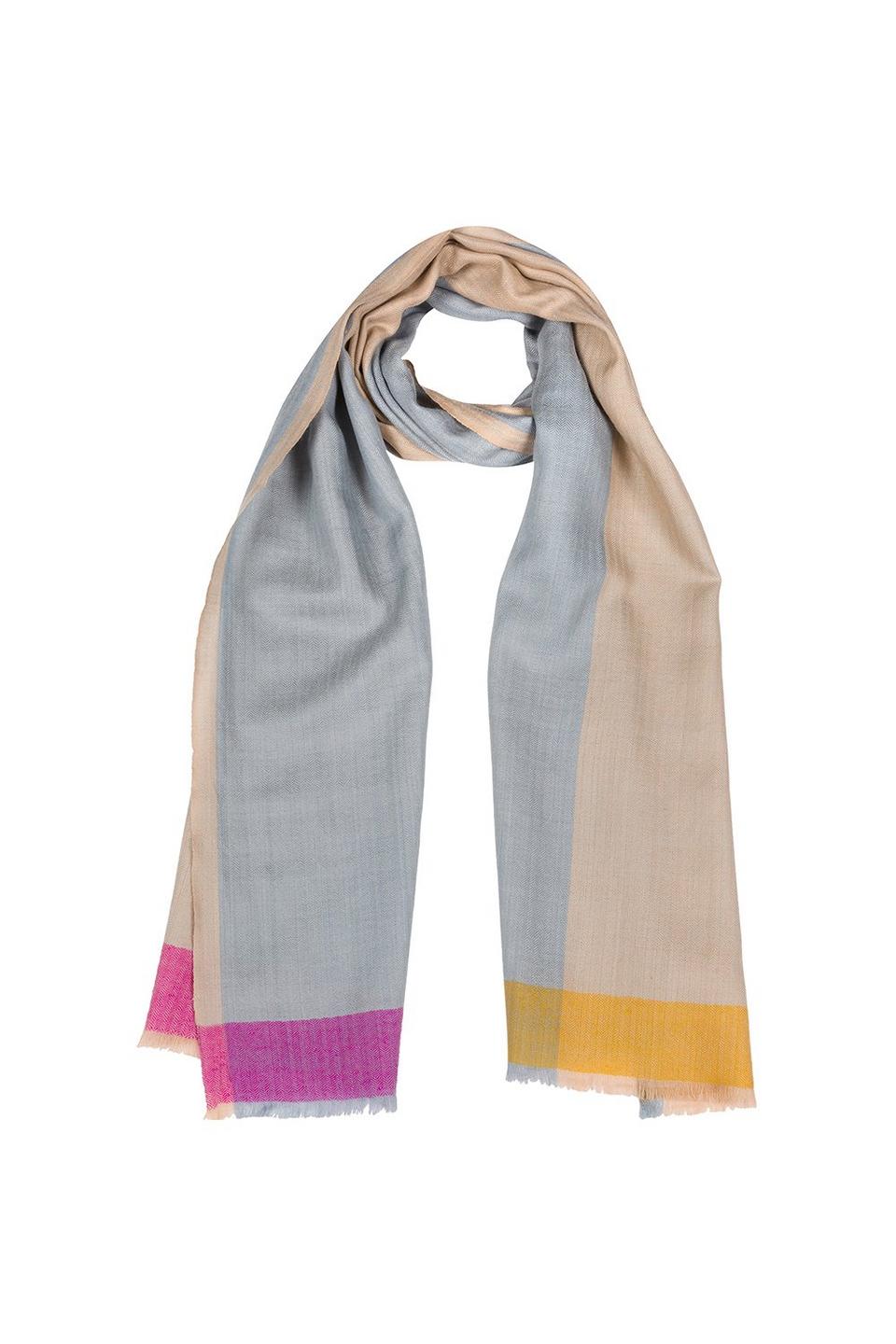 Gloves & Scarves | 'Hue' Cashmere & Merino Wool Scarf | Pure Luxuries ...