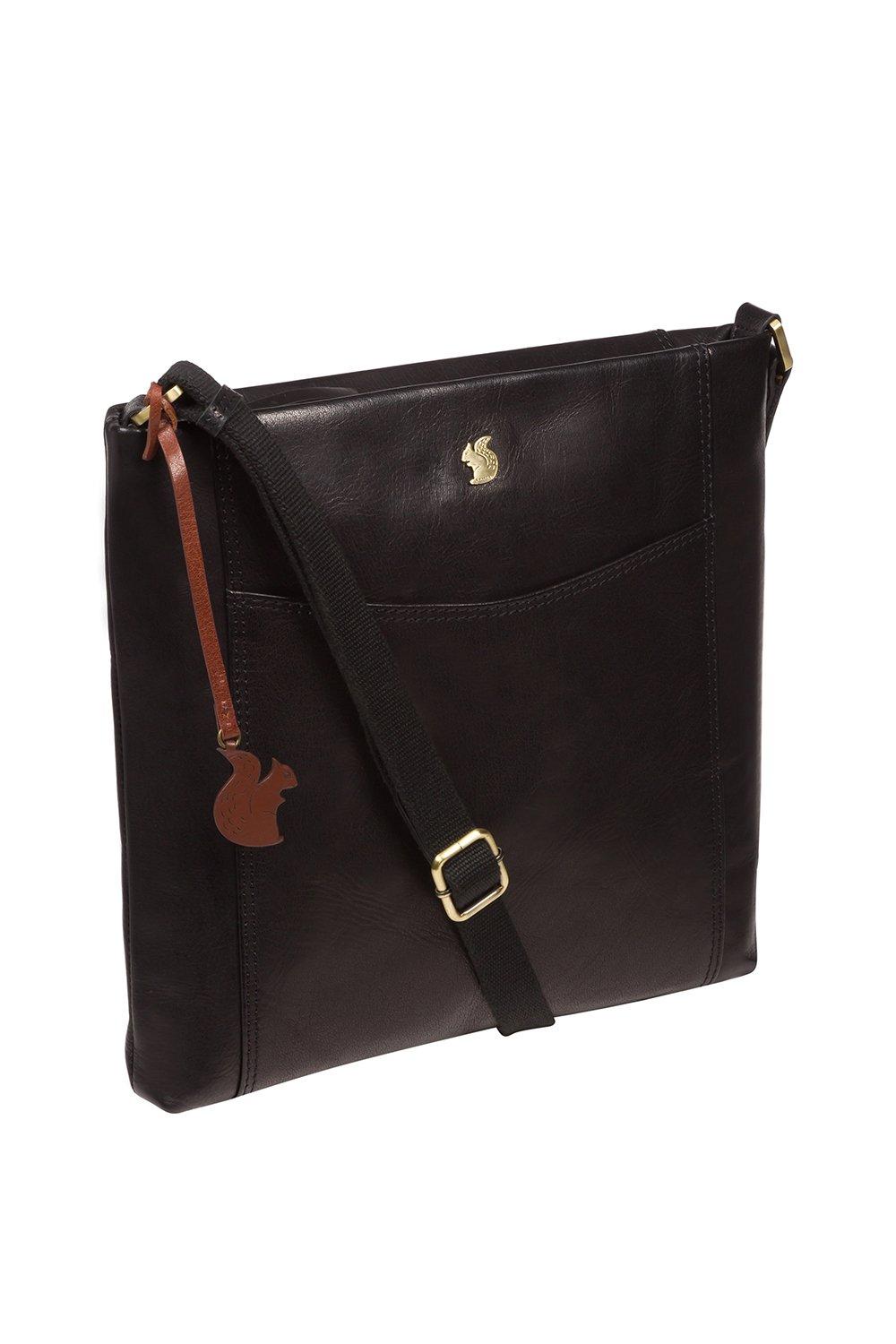 Radley London - Brown Leather Triple Compartment Crossbody