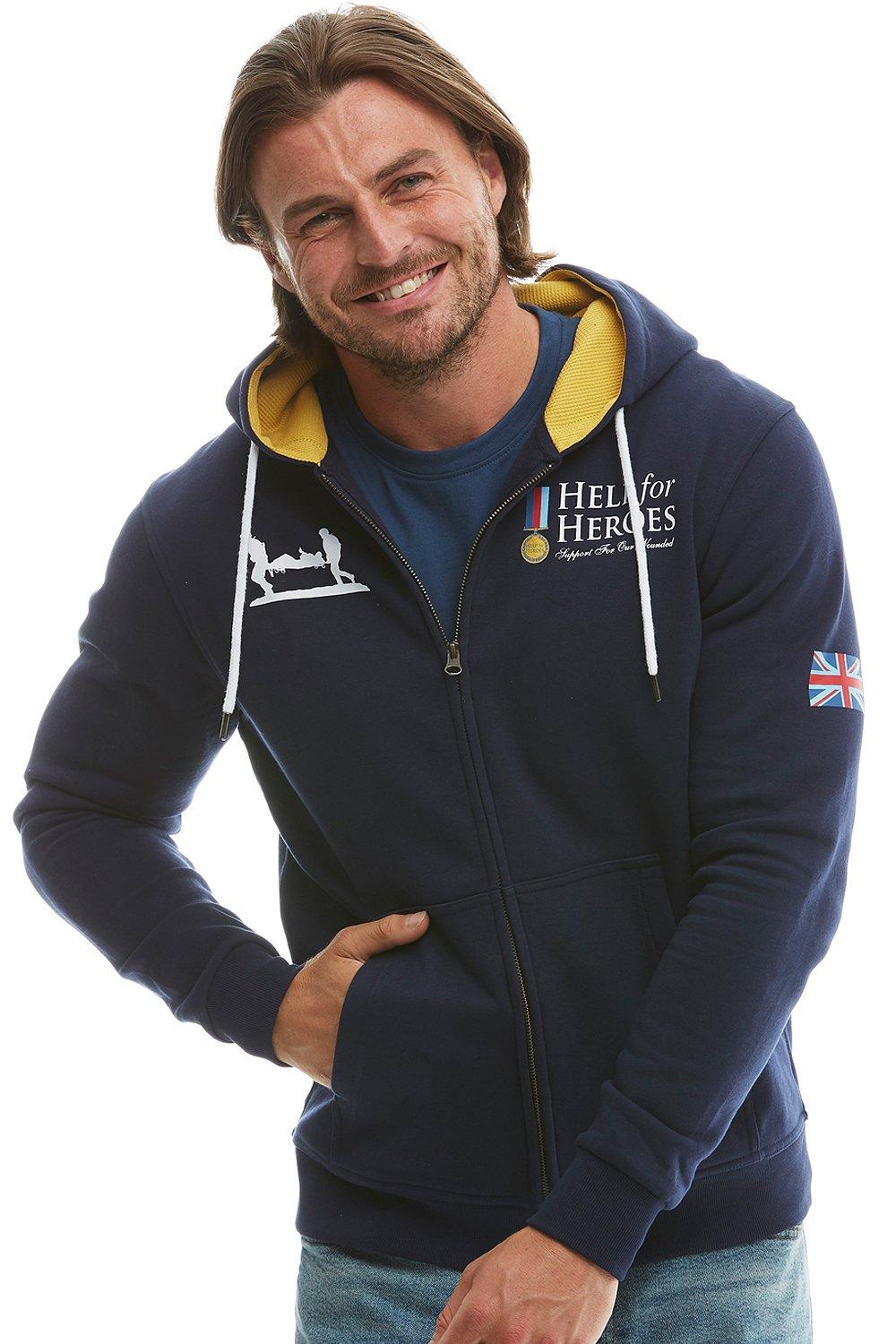 help for heroes zipped moletom com capuz