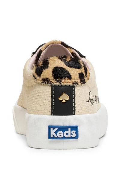Keds Nude 'Kate Spade New York Crew Kick' Raffia Platform Sneaker