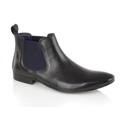 Silver Street London Black Carnaby Chelsea Boot