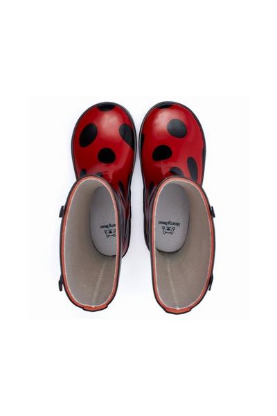 Harry Bear Ladybug Wellies