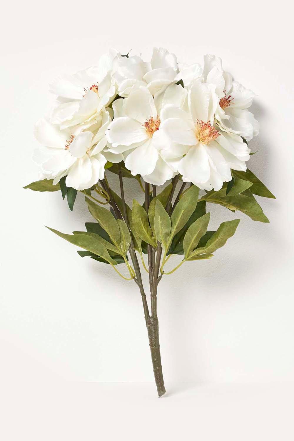 Artificial Flowers | Artificial Magnolia Flower Bush Bouquet ...