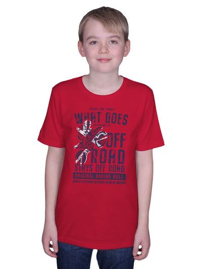 Raging Bull Red What Goes Off Road T-Shirt