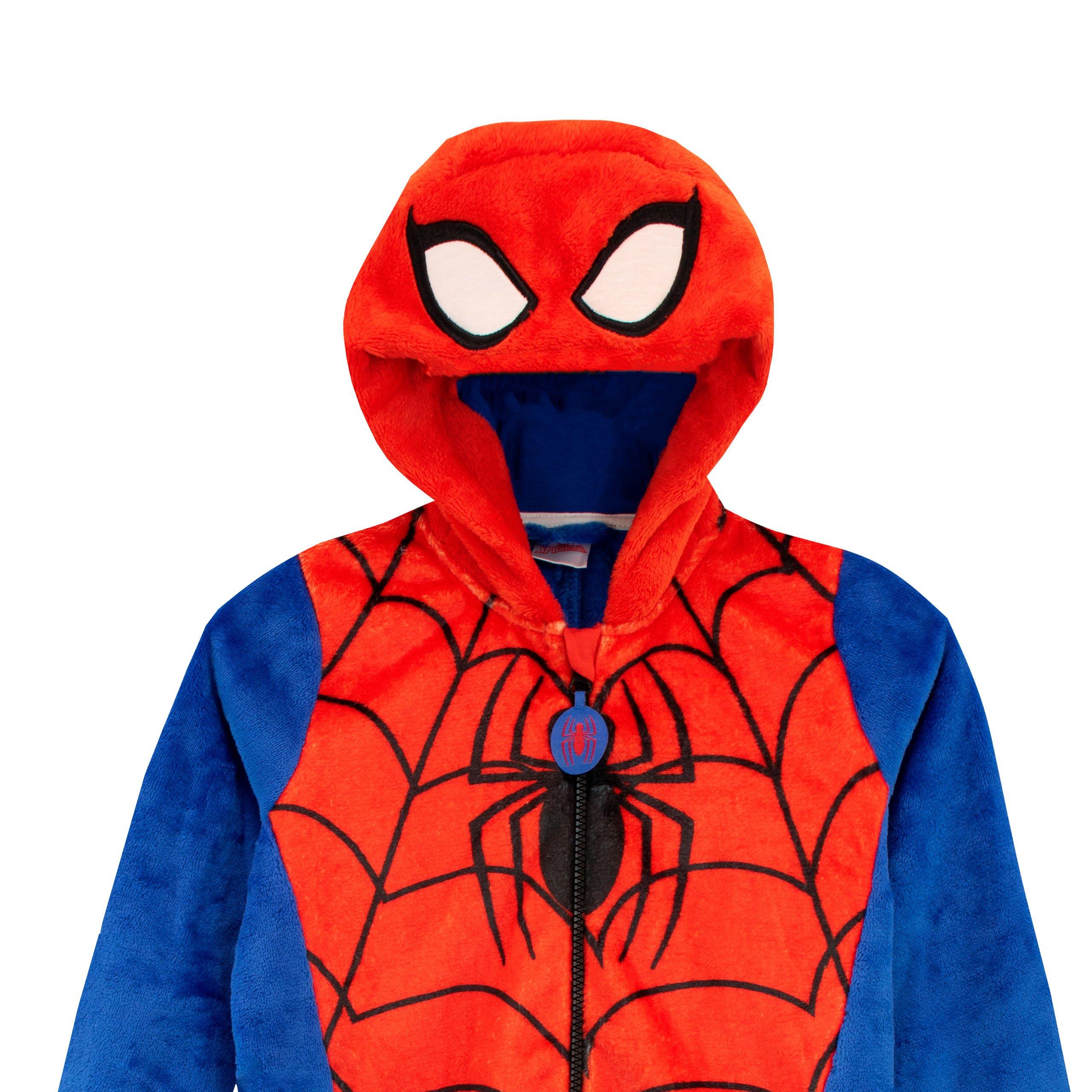 Marvel Spiderman Onesie Fleece All In One | Debenhams