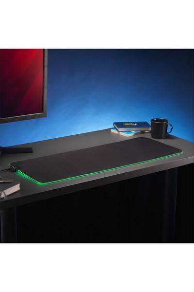 RED5 Black RGB Large Mouse Mat with Lights