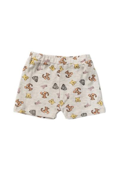 Disney Baby Ecru Winnie the Pooh Print Cotton Top and Short Set