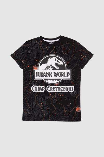 Jurassic Park Black Camp Cretaceous T-Shirt