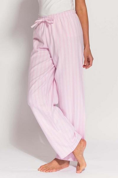 British Boxers Light Pink 'Westwood' Pink Stripe Brushed Cotton Pyjama Trousers
