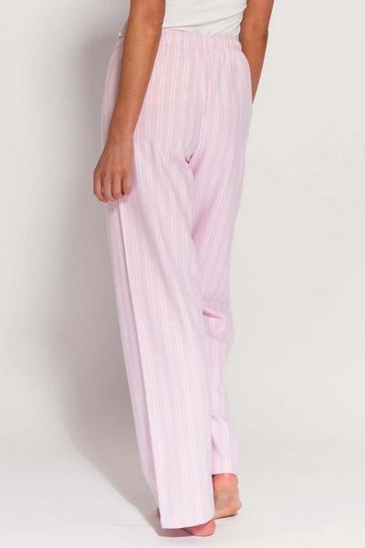 British Boxers Light Pink 'Westwood' Pink Stripe Brushed Cotton Pyjama Trousers