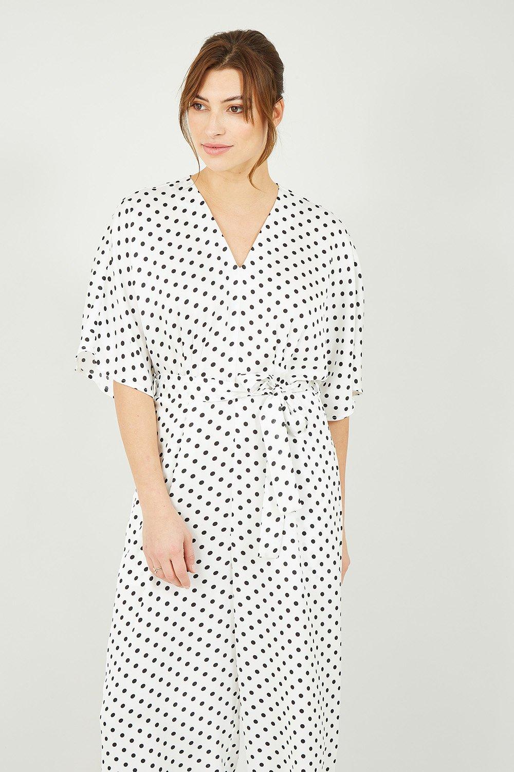 debenhams polka dot jumpsuit