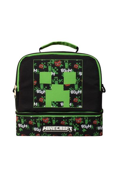 Minecraft Black Kids Lunchbag