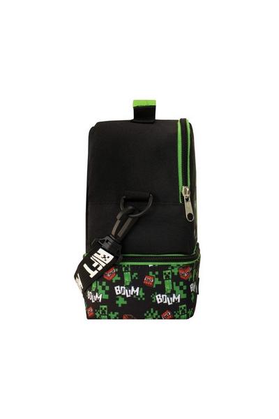 Minecraft Black Kids Lunchbag