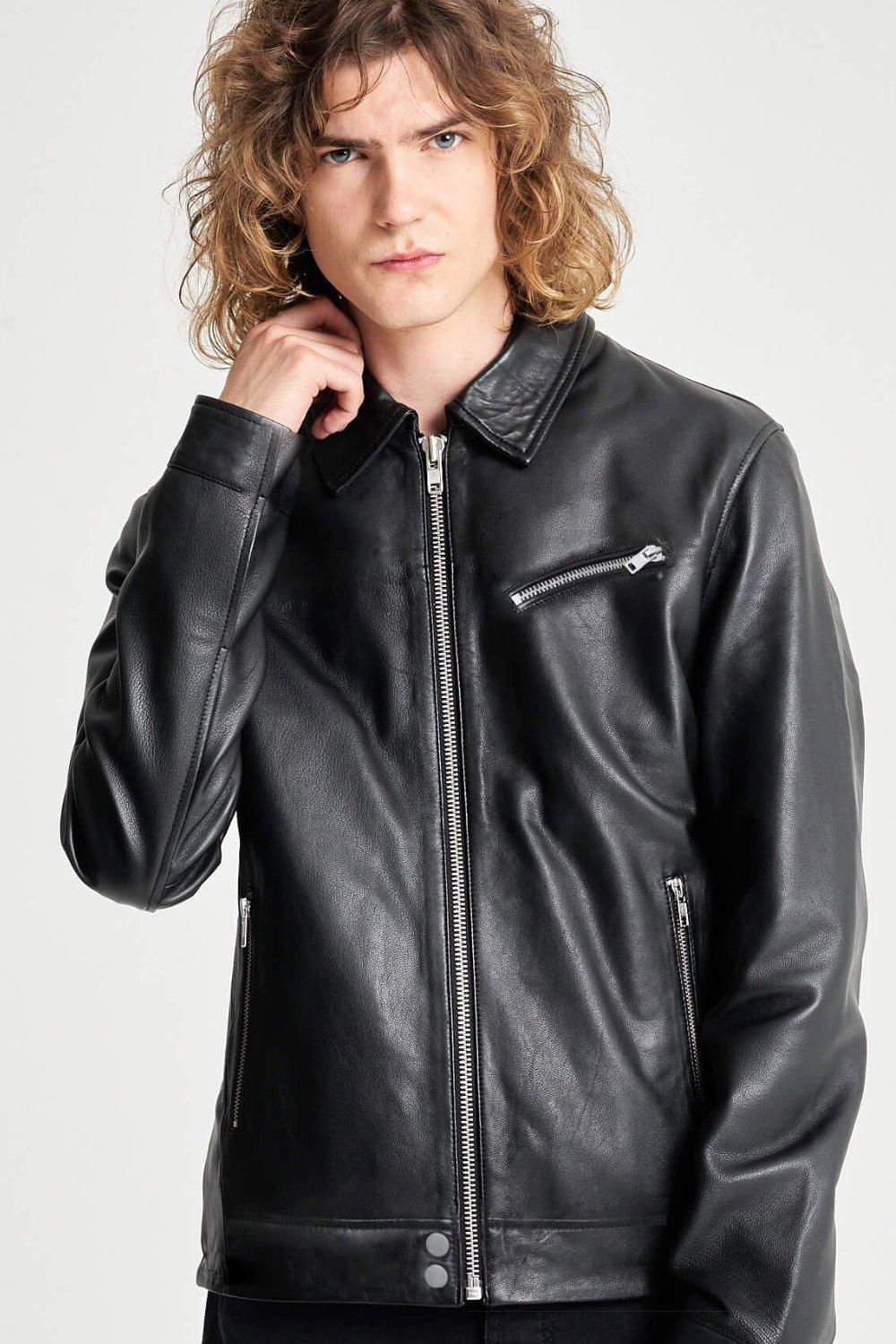 barneys harrington leather jacket