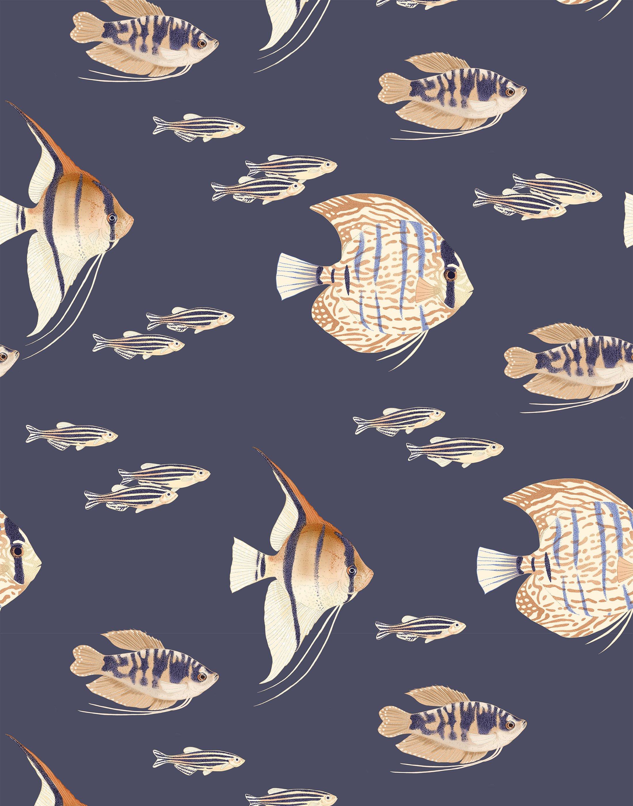 Eco-Friendly Tropical Fish Wallpaper