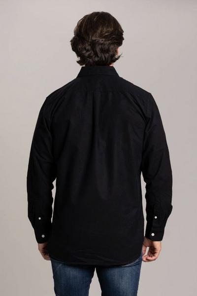 STONE VALLEY Black Warm Cotton Shirt