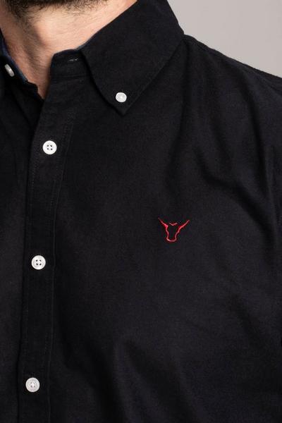 STONE VALLEY Black Warm Cotton Shirt