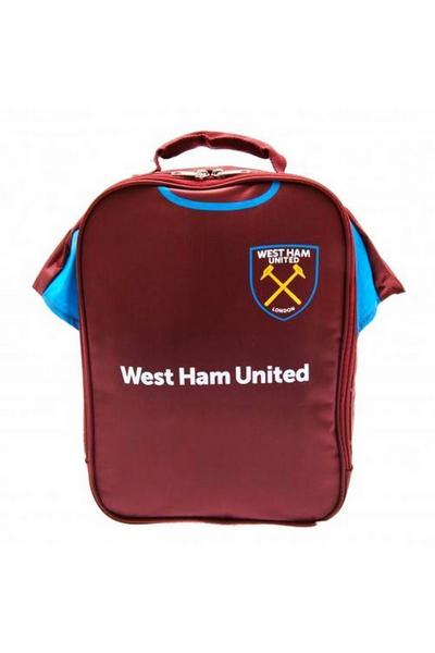 West Ham United FC Red West Ham FC Official Insulated Football Kit Lunch Bag