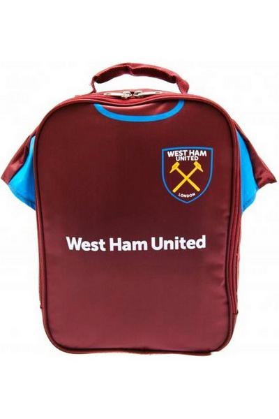 West Ham United FC Red West Ham FC Official Insulated Football Kit Lunch Bag