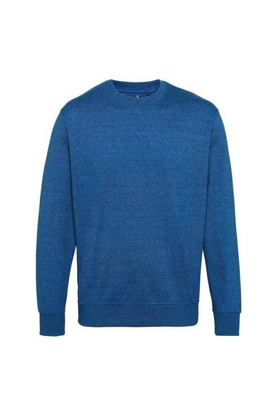 Asquith & Fox Duck Egg Blue Cotton Rich Twisted Yarn Sweatshirt