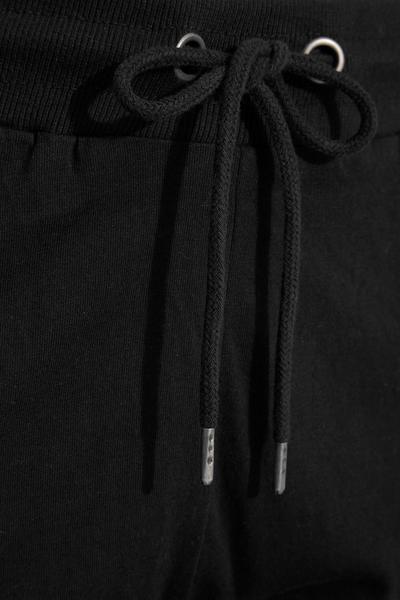 Yours Black Cropped Joggers