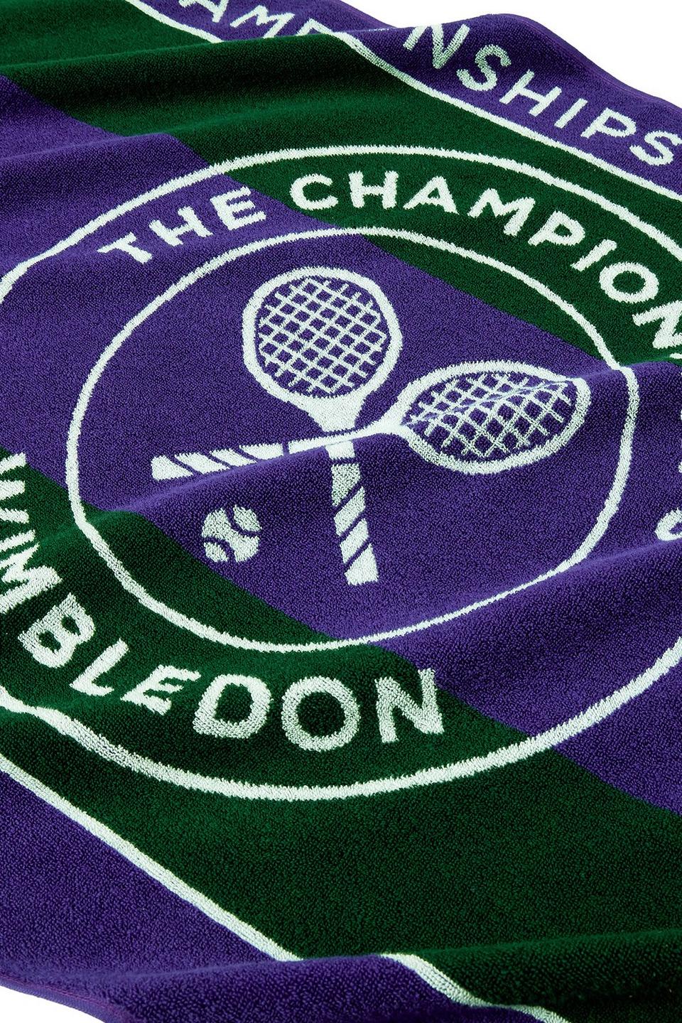 Towels | 'Wimbledon'' Championship 2023 Towel Green & Purple | CHRISTY